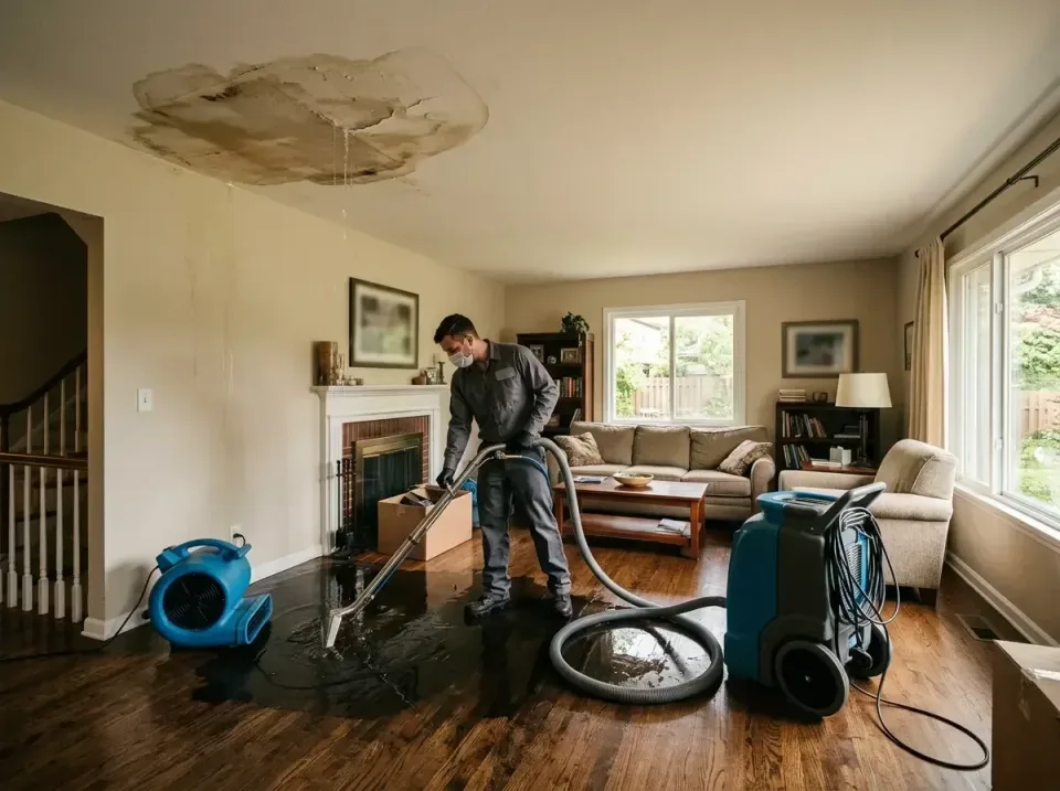 attic-pipe-burst-ceiling-drip-008 — frequently asked questions, Water Damage Restoration & Carpet Care in Shiloh, IL